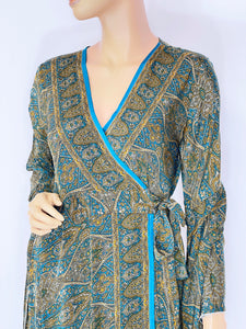 Sari Wrap Dress