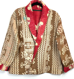 Kantha Jacket Short