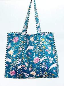 Blockprint Quilted Bag