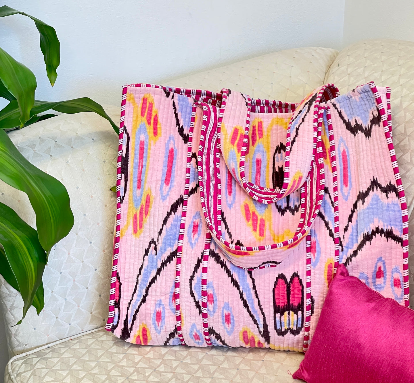 Velvet Quilted Bag