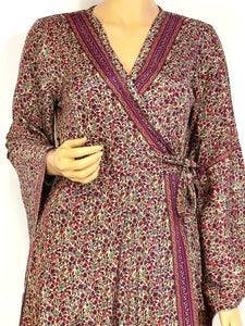 Sari Wrap Dress