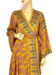 Sari Wrap Dress