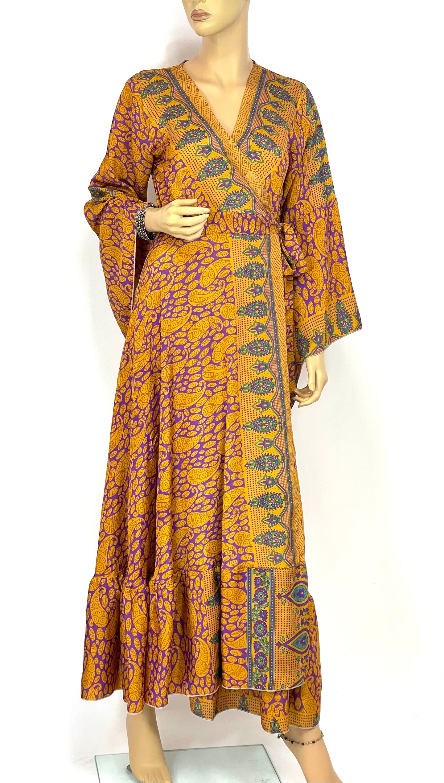 Sari Wrap Dress