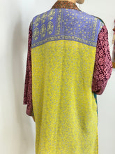 Load image into Gallery viewer, Vintage Silk Sari Long Shirt
