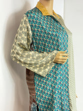 Load image into Gallery viewer, Vintage Silk Sari Long Shirt
