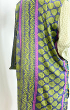 Load image into Gallery viewer, Vintage Silk Sari Long Shirt
