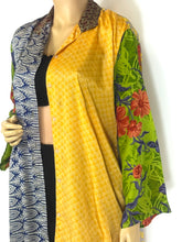 Load image into Gallery viewer, Vintage Silk Sari Long Shirt
