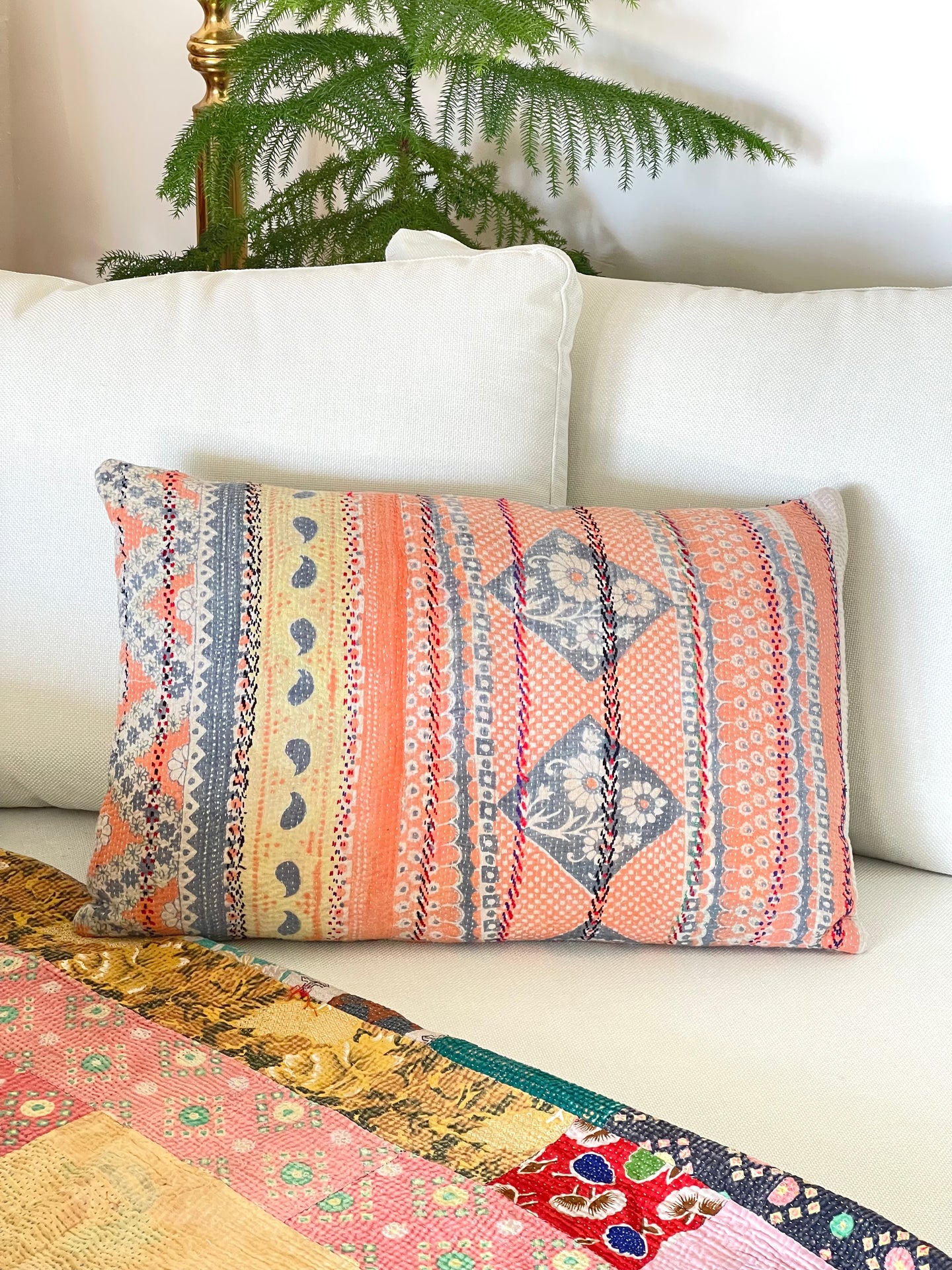 Vintage Kantha Cushion 60X40CM