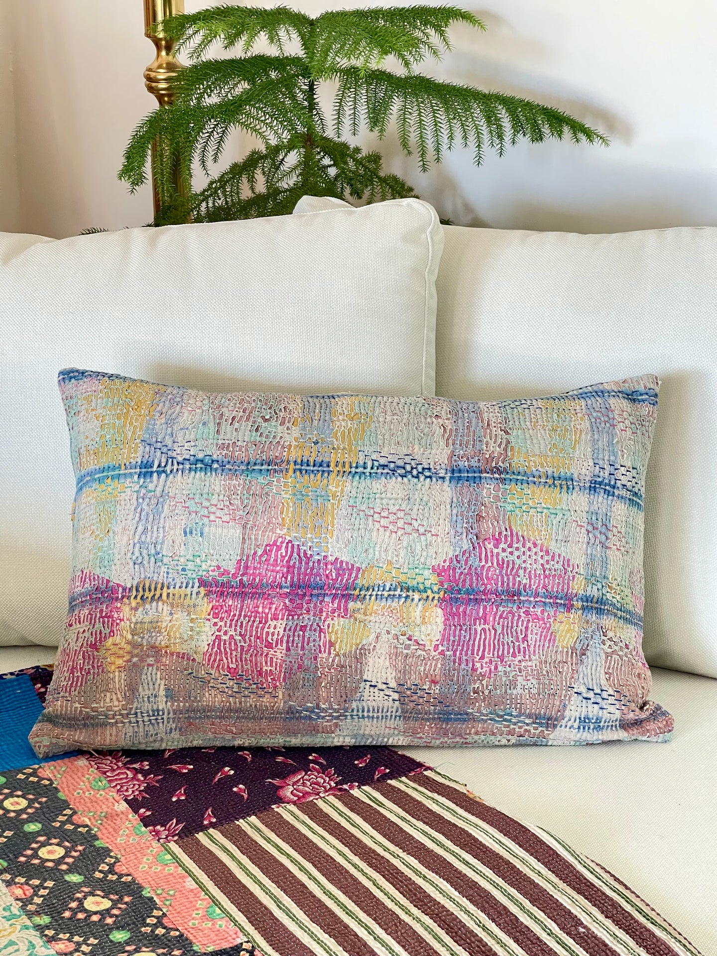 Vintage Kantha Cushion 60X40CM