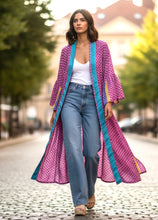 Load image into Gallery viewer, Vintage Sari Kimono Long
