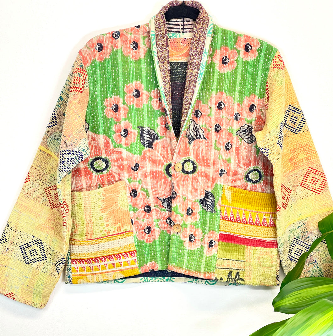 Kantha Jacket Short M/L