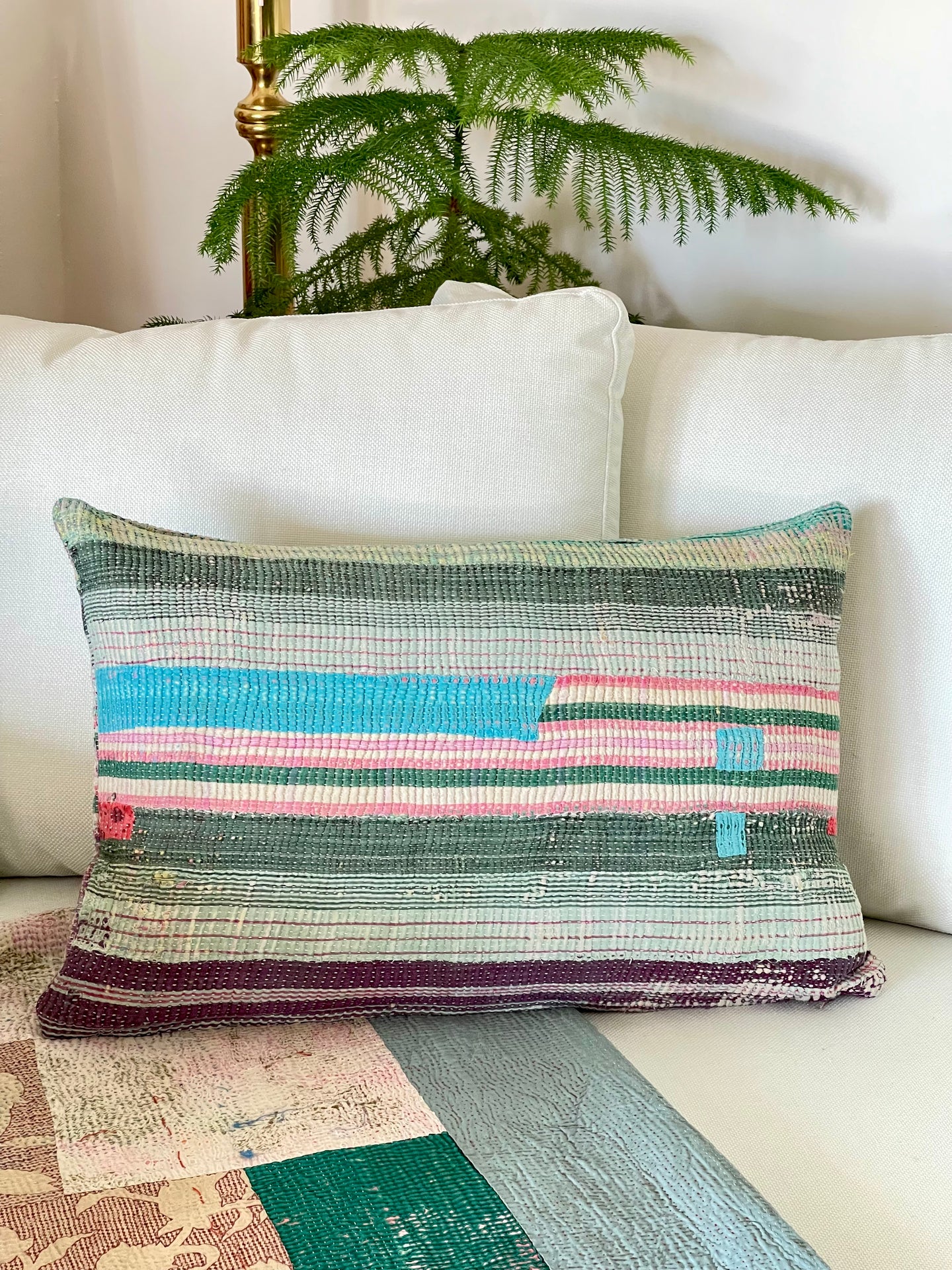 Vintage Kantha Cushion 60X40CM
