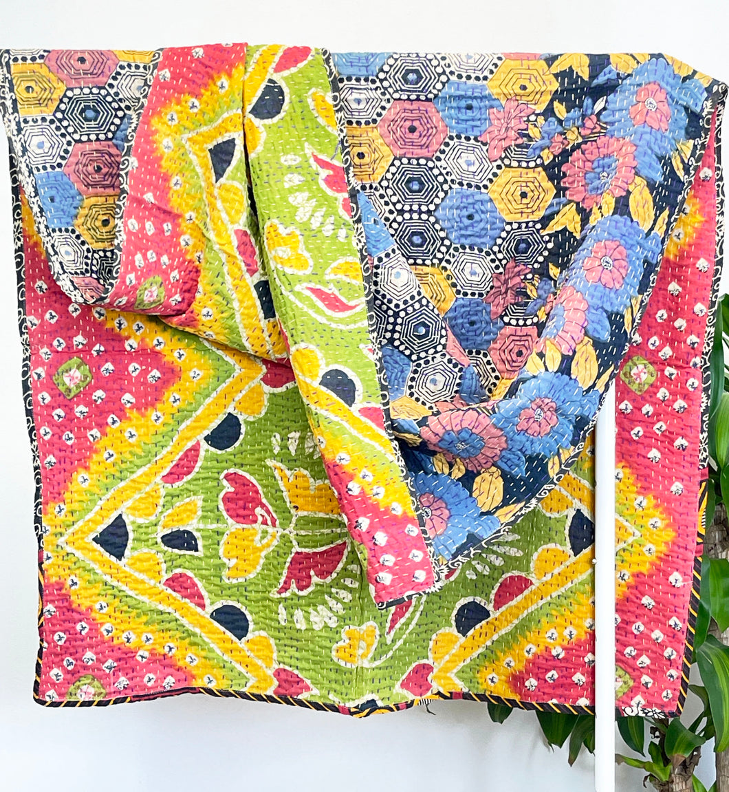 Kantha Quilt MINI