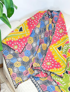 Kantha Quilt MINI