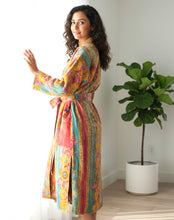 Load image into Gallery viewer, Vintage Kantha Kimono Robe
