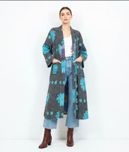 Load image into Gallery viewer, Vintage Kantha Kimono Robe
