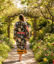 Load image into Gallery viewer, Vintage Kantha Kimono Robe
