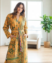 Load image into Gallery viewer, Vintage Kantha Kimono Robe
