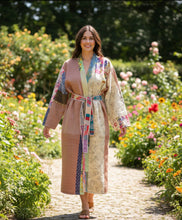 Load image into Gallery viewer, Vintage Kantha Kimono Robe
