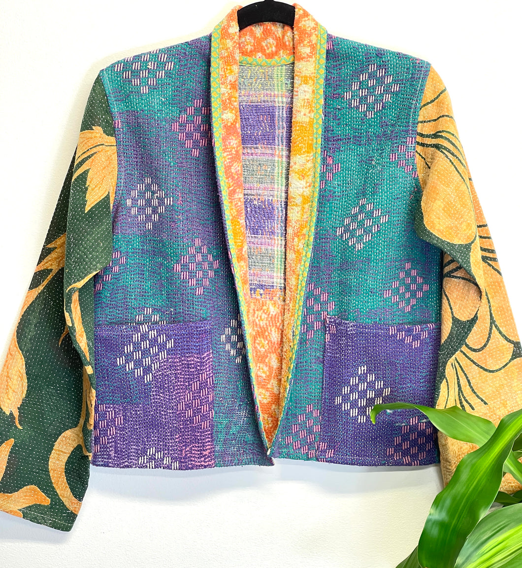 Kantha Jacket Short S/M