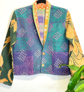 Kantha Jacket Short S/M