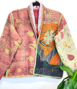 Kantha Jacket Short M/L