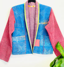 Load image into Gallery viewer, Kantha Jacket Short  S/M
