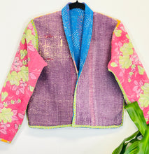 Load image into Gallery viewer, Kantha Jacket Short  S/M
