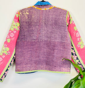 Kantha Jacket Short  S/M