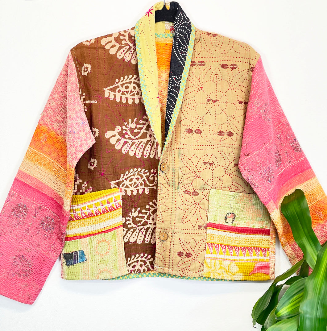 Kantha Jacket Short M/L