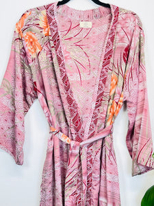 Vintage Sari Kimono Long