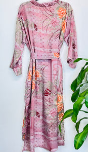 Vintage Sari Kimono Long