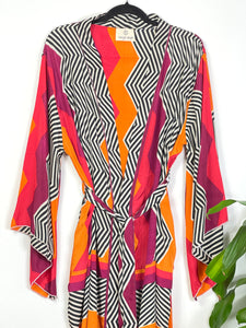 Vintage Sari Kimono Long