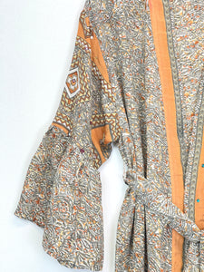 Vintage Sari Kimonop Long