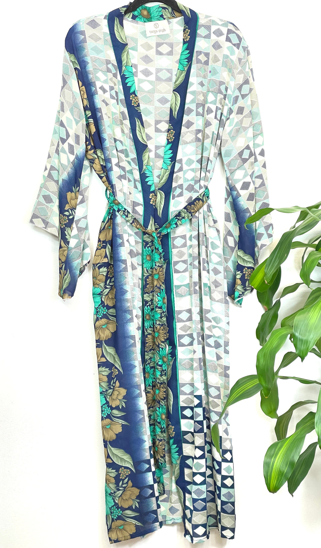 Vintage Sari Kimono Long (Plus Size)