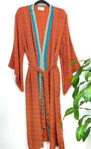 Vinrage Sari Kimono Long