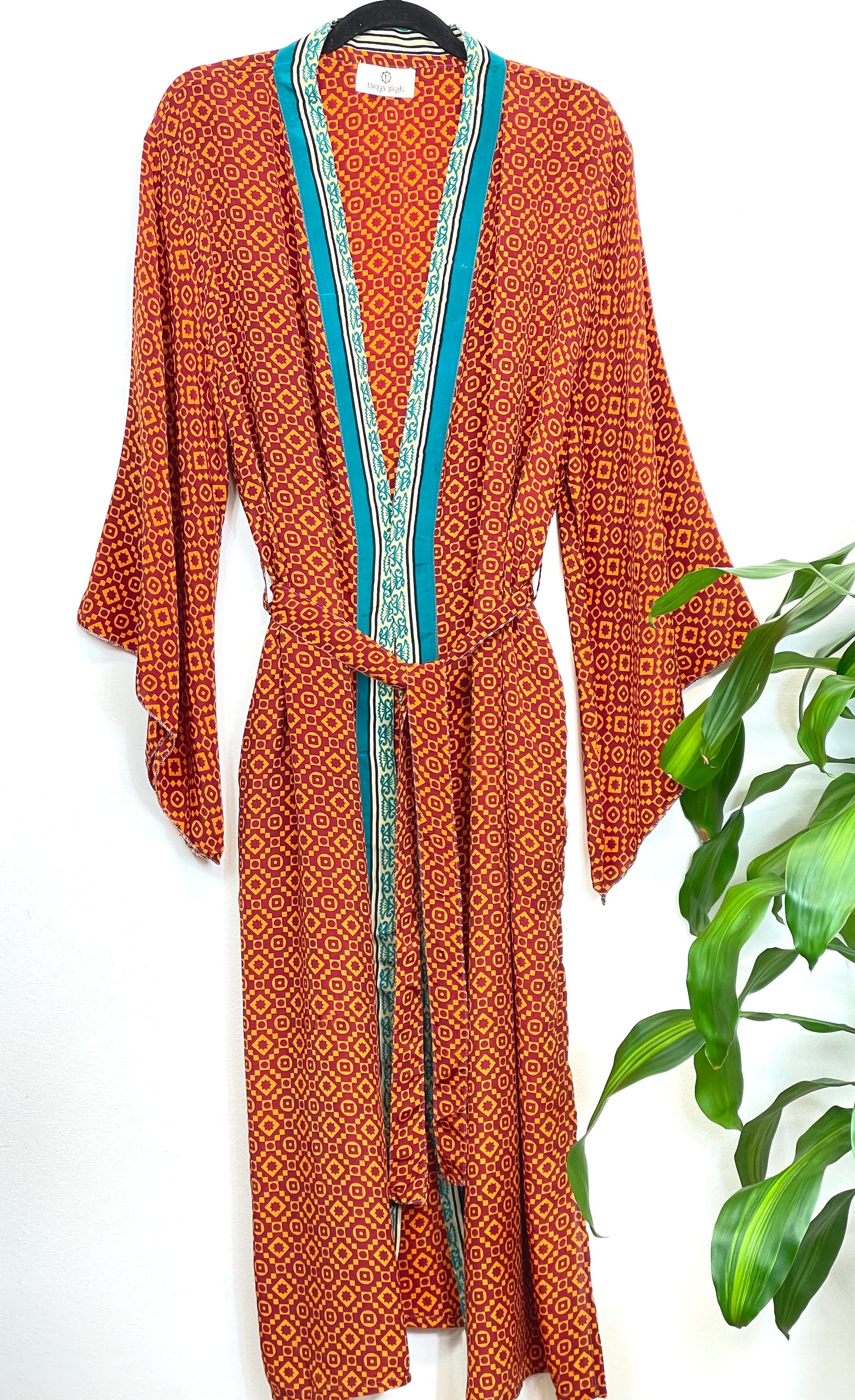 Vinrage Sari Kimono Long