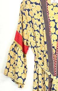 Vintage Sari Kimono Long