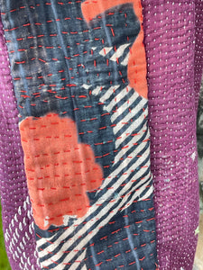 Sari Kantha Tote Bag