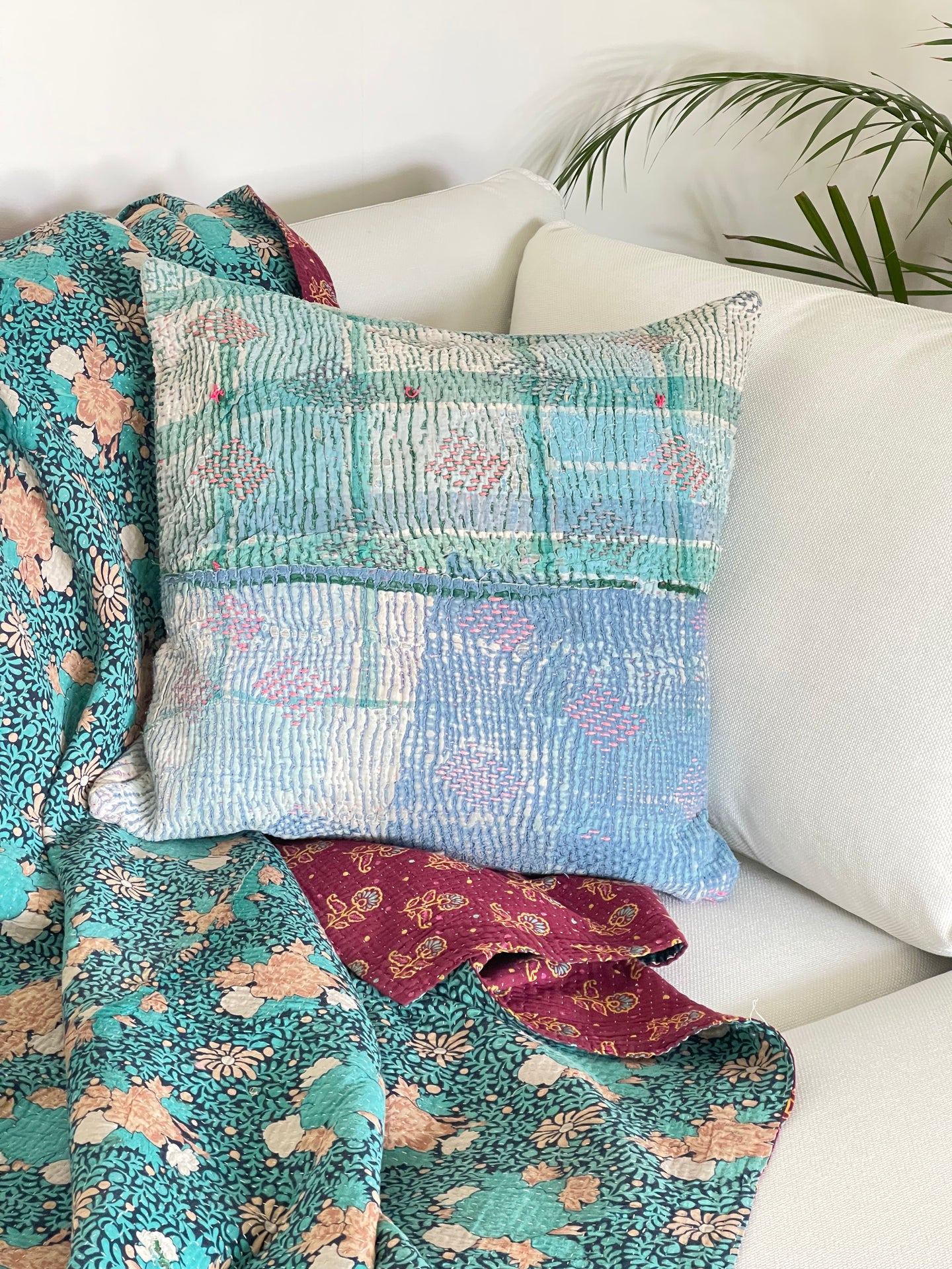 Vintage Kantha Cushion 50X50CM