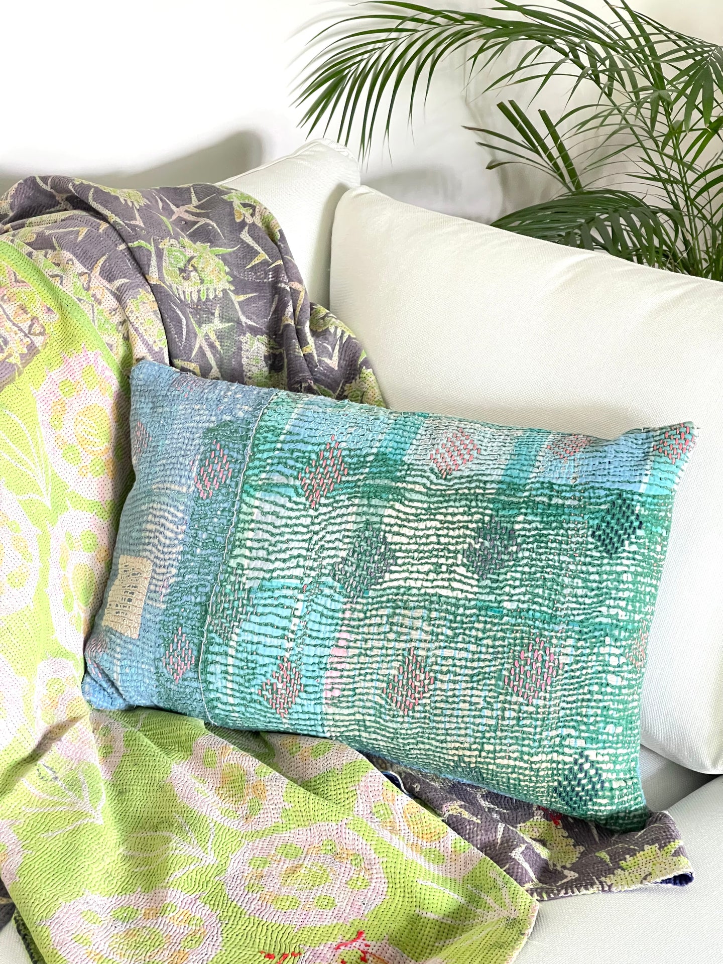 Vintage Kantha Cushion 50X50CM