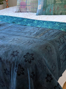 Indigo Kantha Quilt