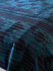 Indigo Kantha Quilt