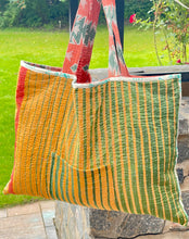 Load image into Gallery viewer, Kantha Shopping Big Bag
