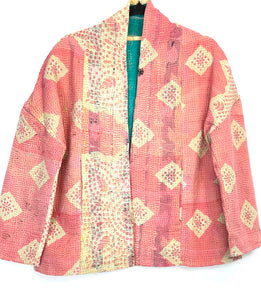 Kantha Jacket Short