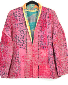 Kantha Jacket Short