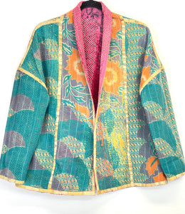 Kantha Jacket Short