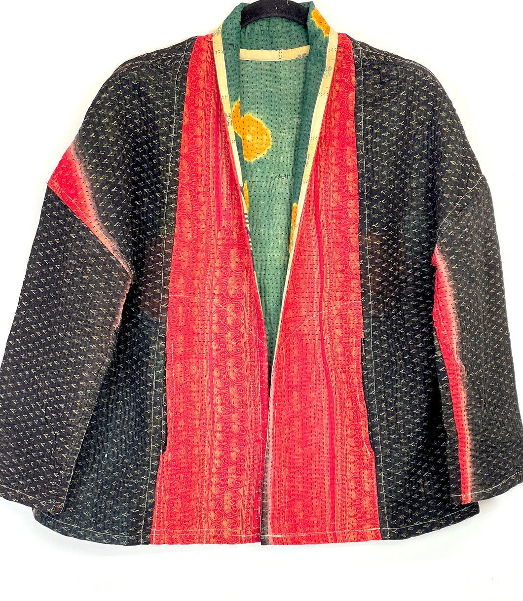 Kantha Jacket Short