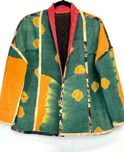 Kantha Jacket Short