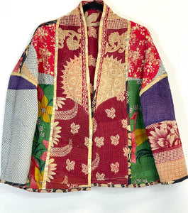 Kantha Jacket Short